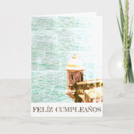 Feliz Cumpleaños Puerto Rico Kort