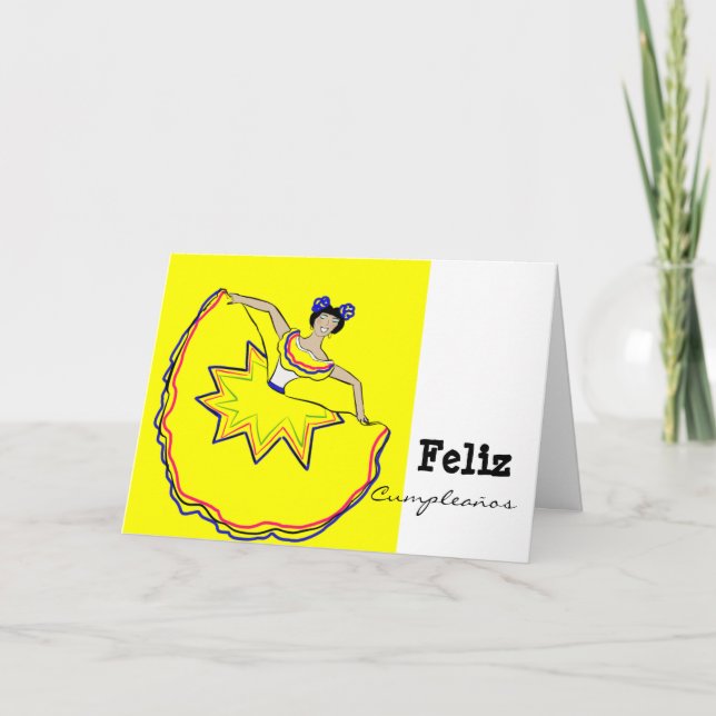 Feliz Cumpleaños - Que Cumplas Muchos Más Kort (Framsida)