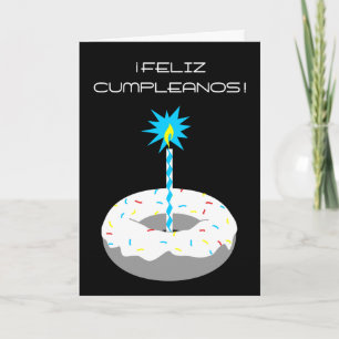 feliz cumpleanos rosquilla kort