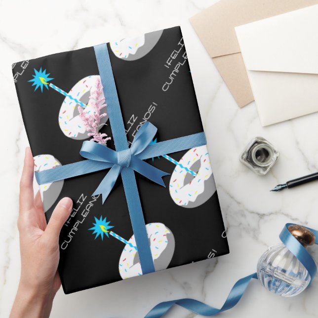 feliz cumpleanos rosquilla presentpapper (Gifting)