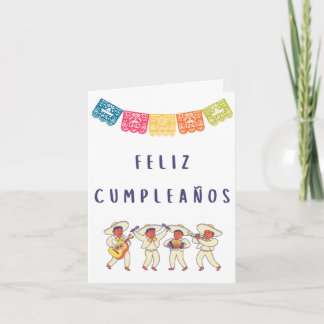 Feliz cumpleaños Spanska födelsedag Kort
