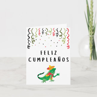 Feliz cumpleaños Spanska födelsedag Kort