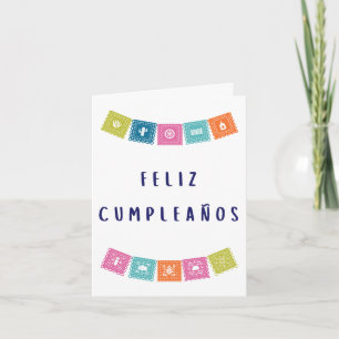 Feliz cumpleaños Spanska födelsedag Kort