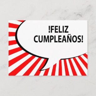 feliz cumpleanos tecknad bubbla inbjudningar