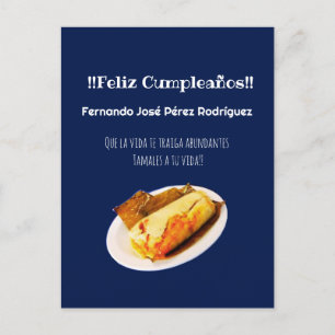 Feliz Cumpleaños to el Comelón de Tamales Vykort