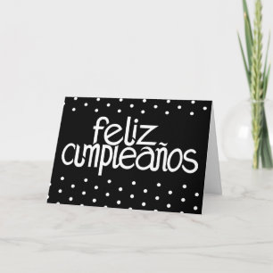 Feliz Cumpleaños vita kort