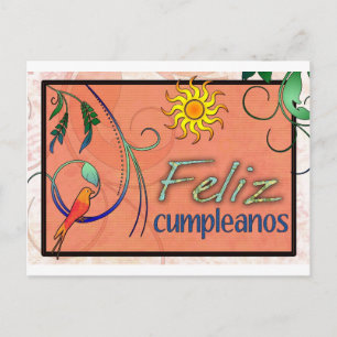 Feliz Cumpleanos Vykort