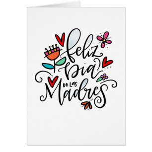 Feliz de las Madres Hälsningskort