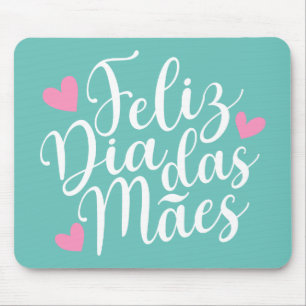 Feliz Dia Das Mães Lycklig Mors dag Mousepad Musmatta