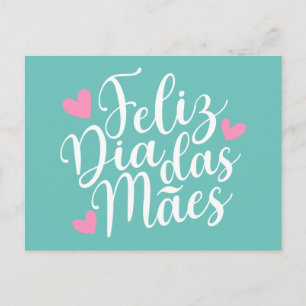 Feliz Dia Das Mães Lycklig Mors dag vykort