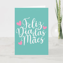 Feliz Dia Das Mães Mors dag| Mottagningskort Kort