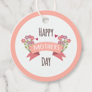 Feliz Día de la Madre Etiqueta de regalo - Diseño Gåvor Etiketter
