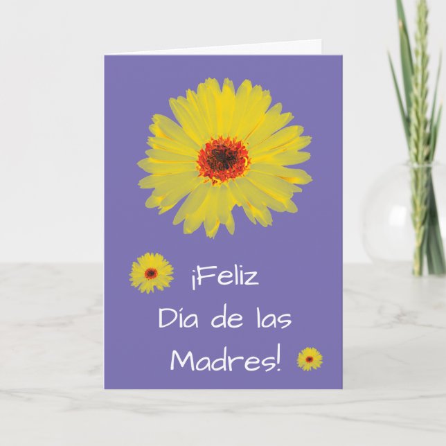 Feliz Día de la Madre! Tarjeta Kort (Framsida)