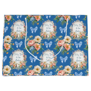 Feliz Dia De Las Madres Azul Ceruleo