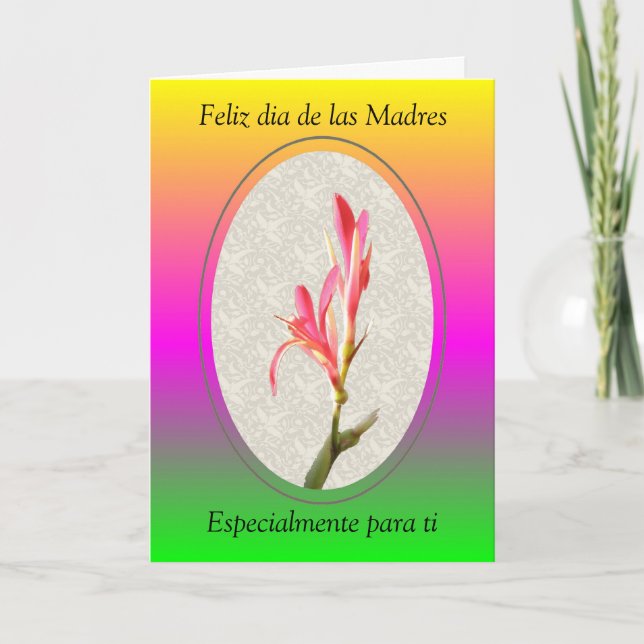 Feliz dia de las Madres, Especialmente.. Kort (Framsida)