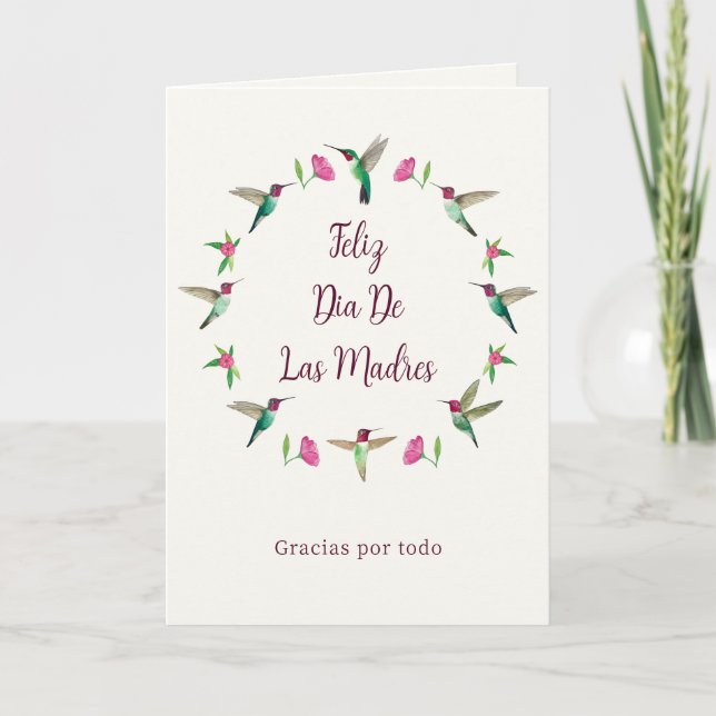 Feliz Dia De Las Madres Kort (Framsida)