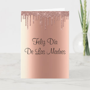 Feliz Día De Las Madres Mors dag kort Spanien