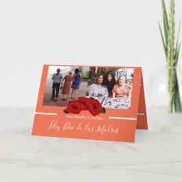 Feliz Día de Las Madres Ro Peachy Coral Kort