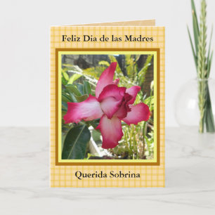 Feliz Dia de las Madres Sobrina 421 Kort