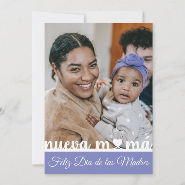 Feliz Dia de las Madres spanska Flat Greeting Card Kort (Framsida)