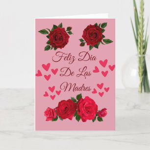 Feliz Dia de las Madres Tarjeta Tack Kort