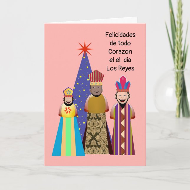 Feliz Dia de Los Reyes Niña Kort (Framsida)