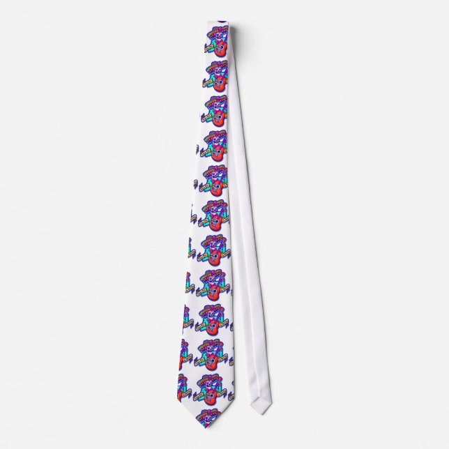 Feliz Dia De Muertos med Skeleton Spela Guitar Slips (Framsida)