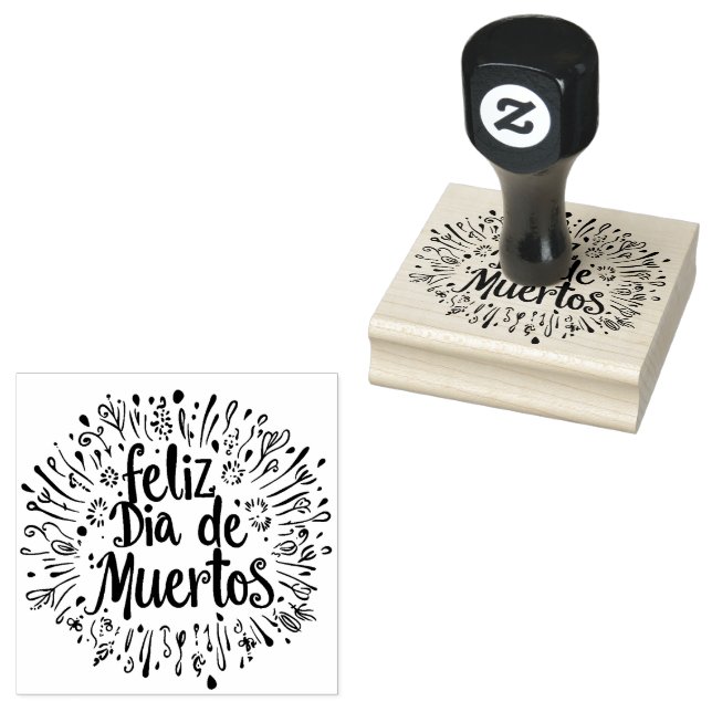 ☠️ Feliz Día de Muertos Stämpel (Stämplad)