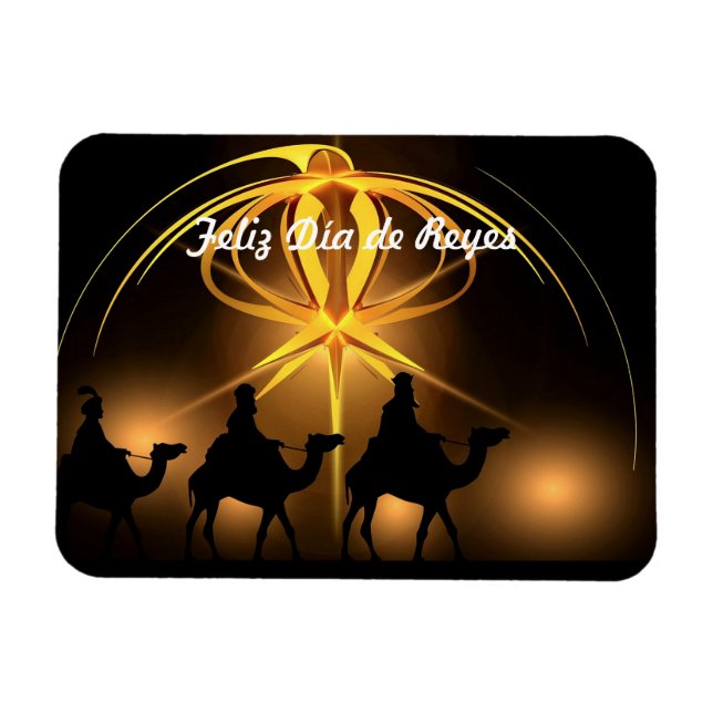 Feliz Dia de Reyes Magnet (Horisontell)