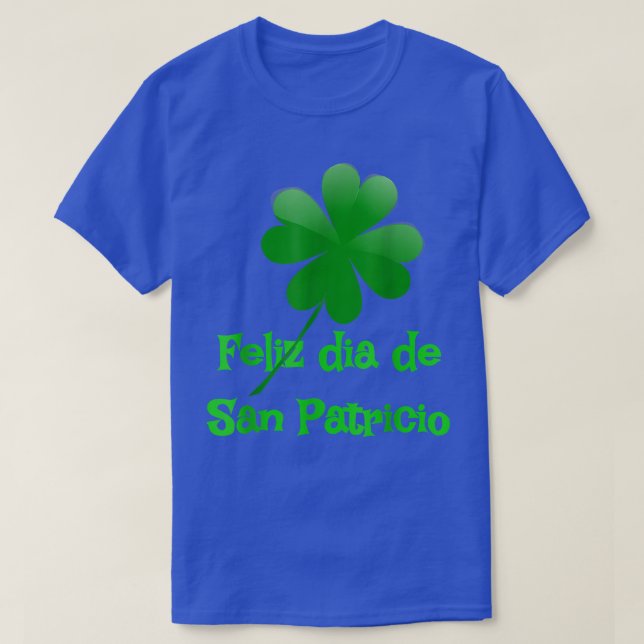 Feliz Dia De San Patricio Lycklig St patricks day T Shirt (Design framsida)