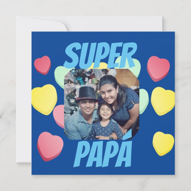 Feliz día del Padre Toppen Papá spansk (Framsida)