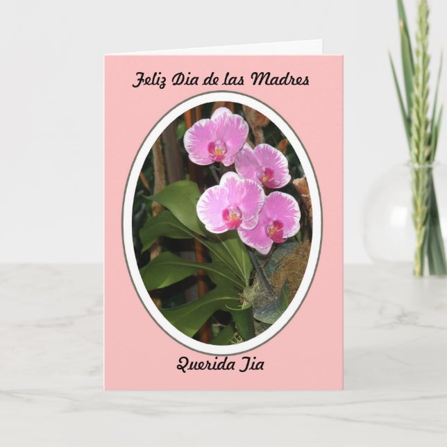 Feliz Diameter de las Madres Querida Tia Kort (Framsida)