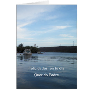 Feliz diameter de los padres Spanjor Hälsningskort