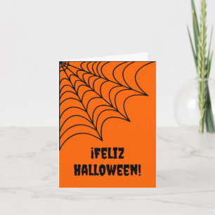 Feliz Halloween (Spanien Halloween) Kort