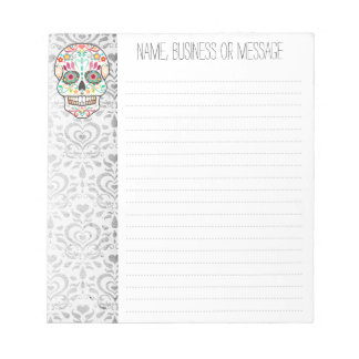 Feliz Muertos - Anpassningsbar Sugar Skull Anteckn Anteckningsblock