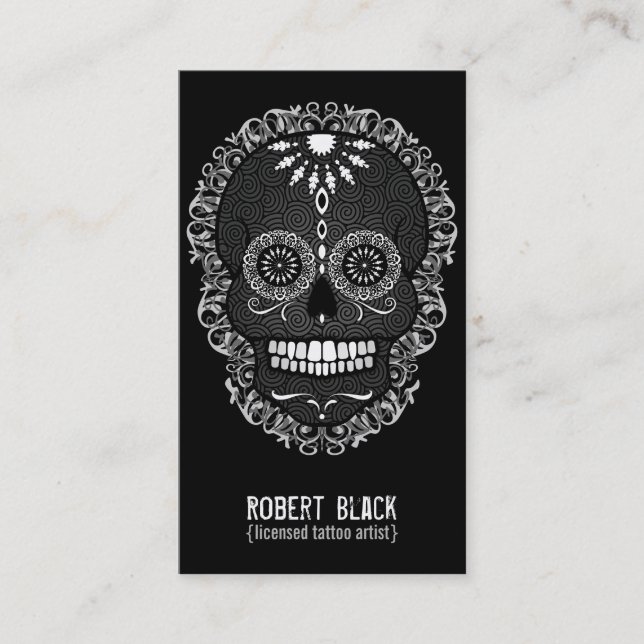 Feliz Muertos - beställnings- kort för (Framsida)