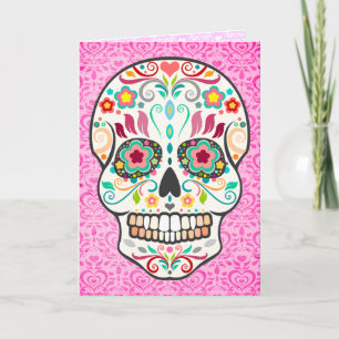 Feliz Muertos - beställnings- kort för lycklig