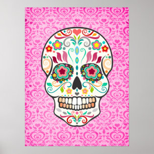 Feliz Muertos - festlig affisch för