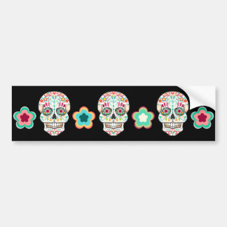 Feliz Muertos - festlig sockerdöskallar Bildekal