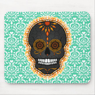 Feliz Muertos - festlig sockerskalle Mousepad Musmatta