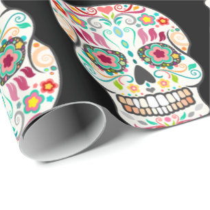 Feliz Muertos - lycklig sockerdöskallar som slår Presentpapper