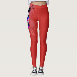 FELIZ MUERTOS SOCGAR SKULL Leggings