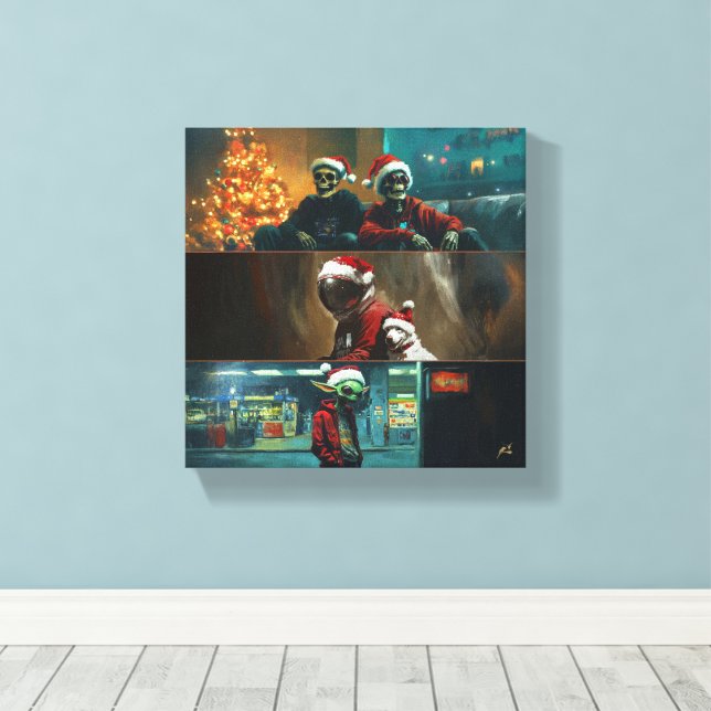 Feliz Natal Canvastryck (Insitu (trägolv))