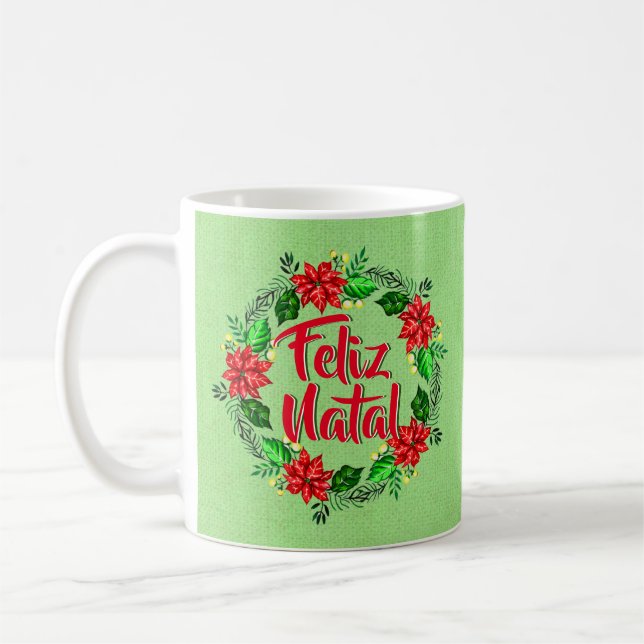 Feliz Natal God jul Kaffemugg (Vänster)