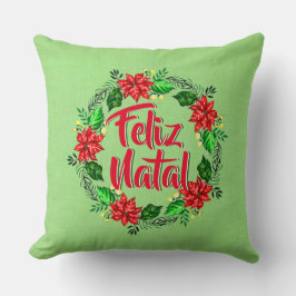 Feliz Natal God jul Kudde