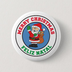 Feliz Natal God jul Santa Knapp