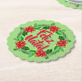 Feliz Natal God jul Underlägg Papper