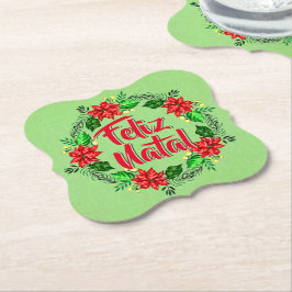 Feliz Natal God jul Underlägg Papper