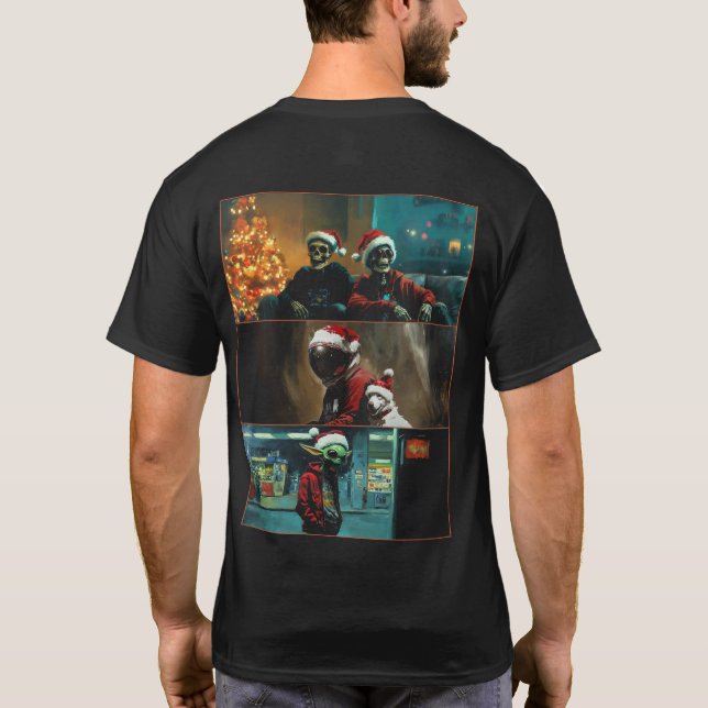 Feliz Natal (Modelo II) T Shirt (Baksida)
