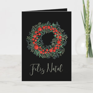 Feliz Natal, Portugals julkrans Helgkort